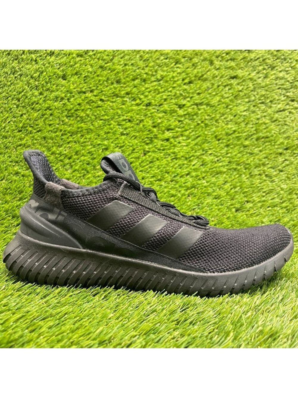 Adidas kaptir 2.0 Mens Size 8.5 Black Athletic Running Walking Shoes Sneakers